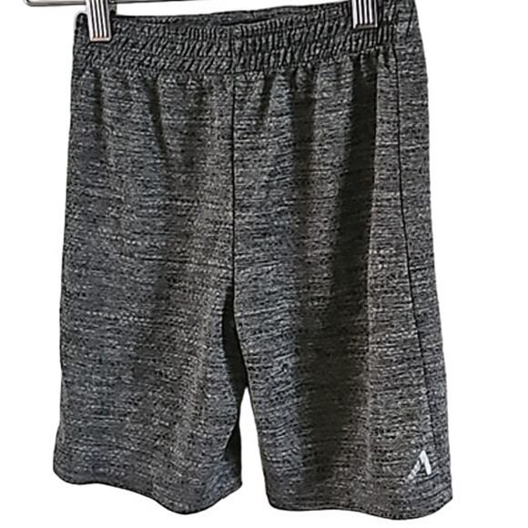 Alive Boys Athletic Shorts Size 6 Gray & Black Pull-On Elastic Waist Lightweight - Picture 3 of 6